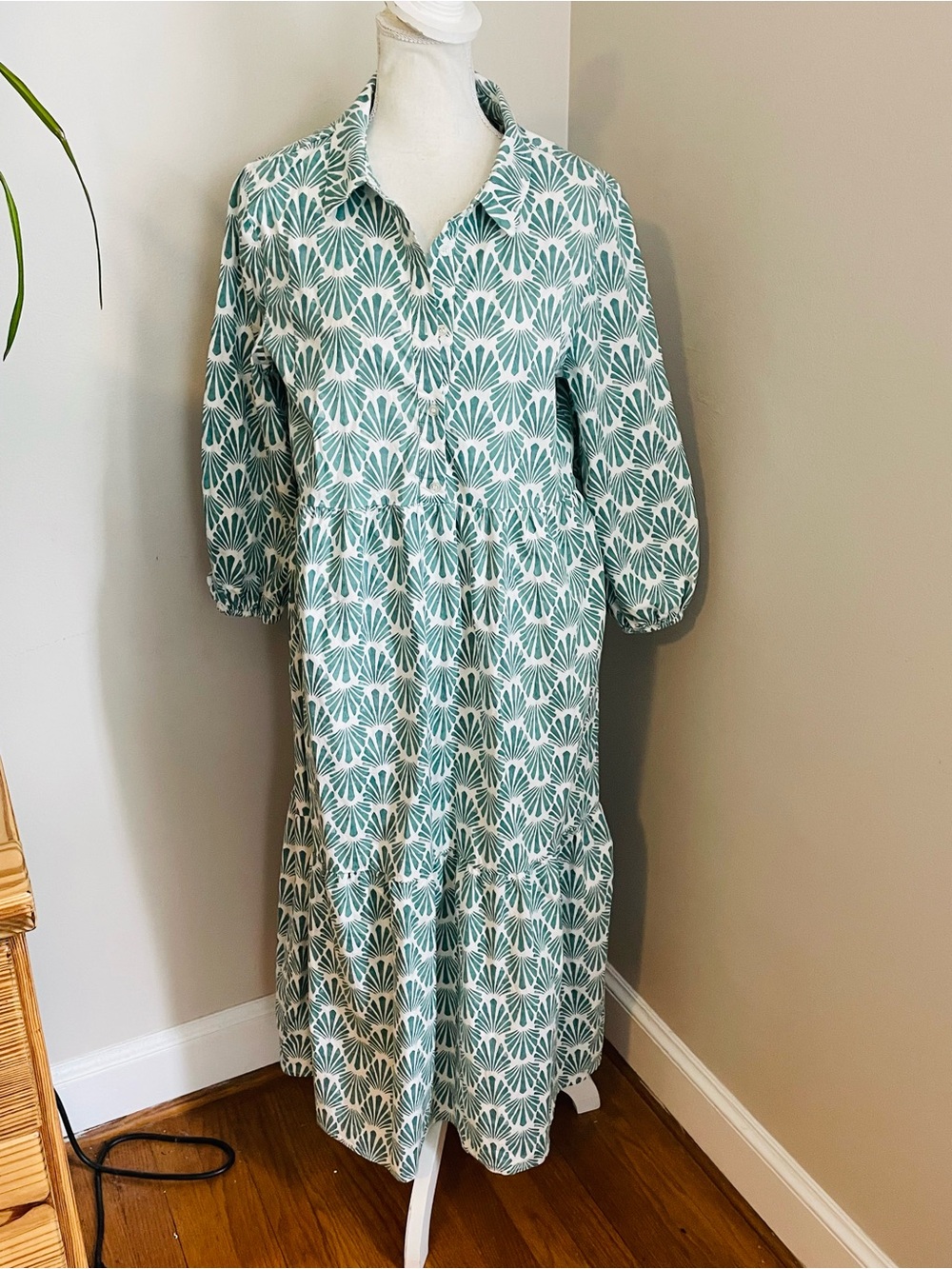Rachel Zoe Maxi Tiered Shirt Dress